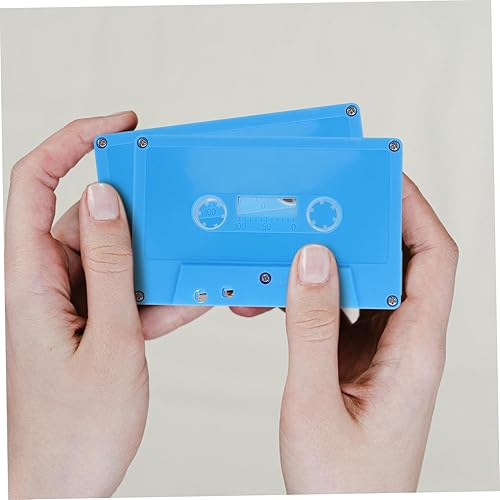 Miniatura 5 de Caja de decoración de cinta retro, 2 unidades, cinta de casete, almacenamiento de música, decoración de fiesta, casete en blanco, audio para