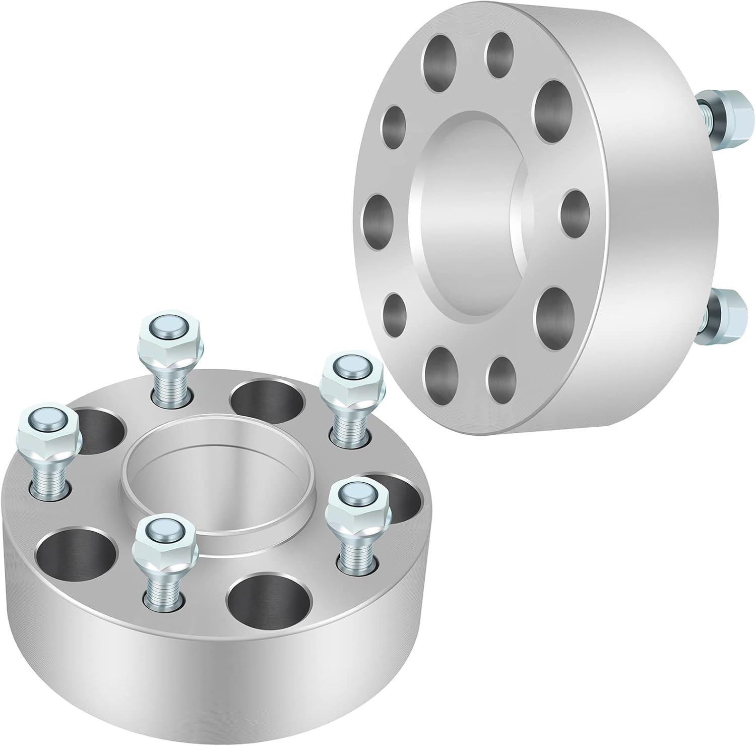SCITOO 2 pcs 5LUG 2 inch Wheel Spacers Adapters 5x4.75 with 12x1.5 Studs 70.5CB Compatible with for Eldorado 1979-1985 for S10 Blazer 1983-1994 Wheel spacers