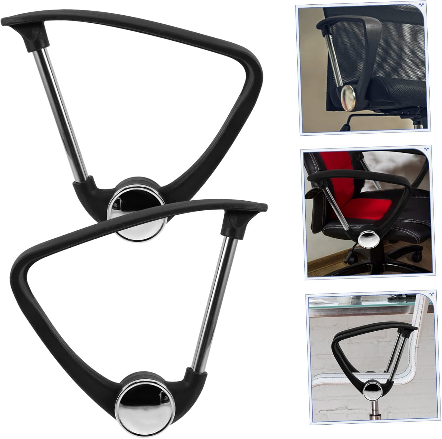 2pcs Chair Armrest Pads Desk Chair Accessories Easy to Install Comfortable for Office Workers