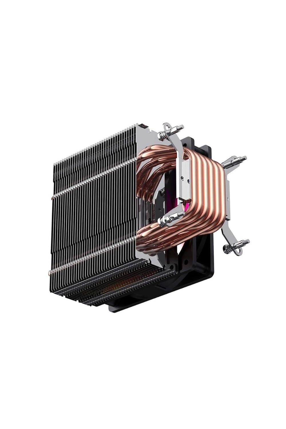 Havit Gamenote F2005 CPU Cooler side view showing heat pipes