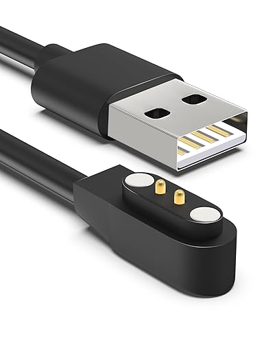 Bicmice Cargador de reloj inteligente para VeryFitPro Letsfit Wyze YAMAY Umidigi SW023 ID205L SW021 ID205U ID205S SW025 Uwatch 3S 3 2 2S Cable de