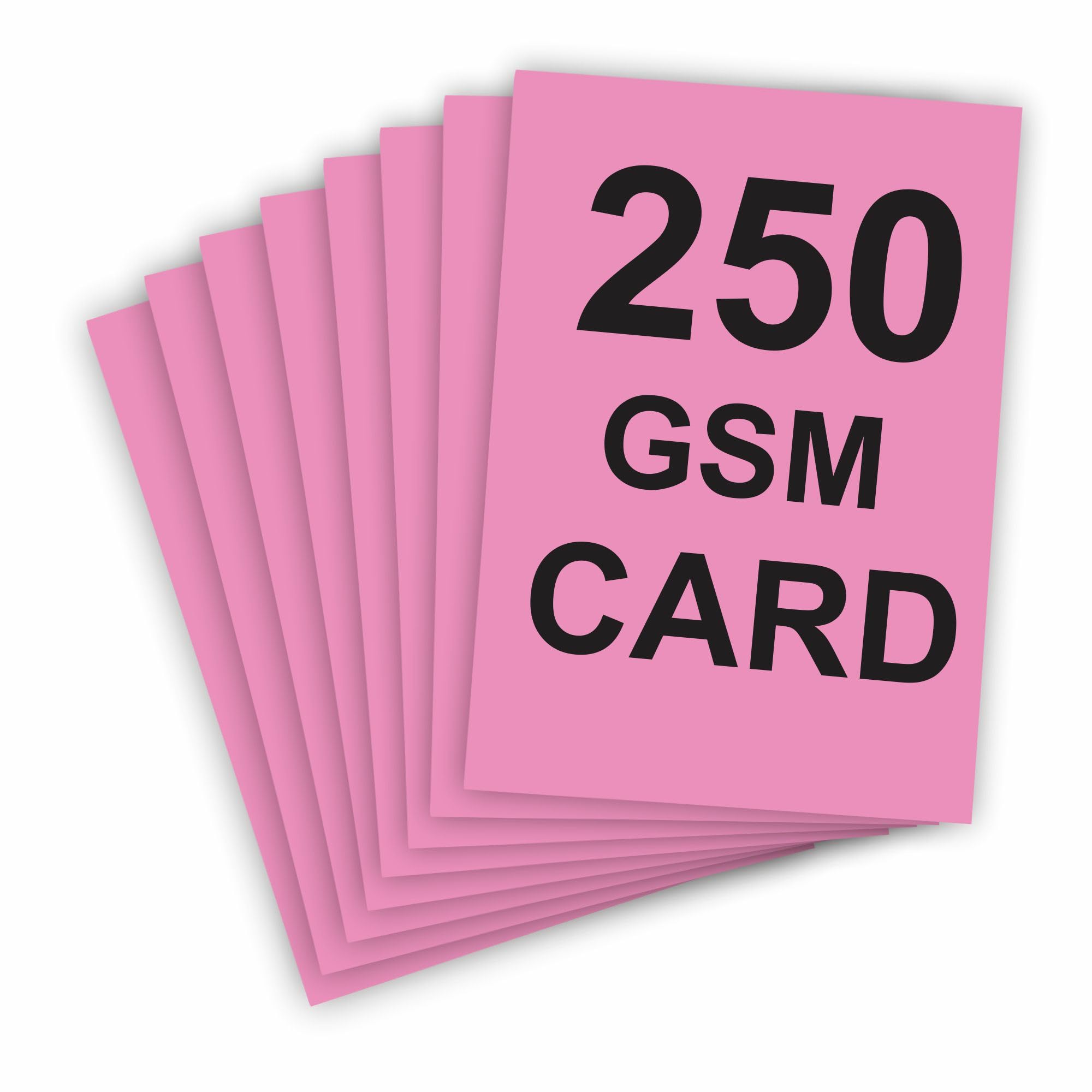 [𝟐𝟎𝟎 𝐒𝐡𝐞𝐞𝐭𝐬] 𝐀𝟒 𝐏𝐚𝐬𝐭𝐞𝐥 𝐏𝐢𝐧𝐤 𝐂𝐚𝐫𝐝𝐬 – 250gsm Smooth Paper for Card Making, Printing, Copying, Drawing, Colouring, Arts & Crafts
