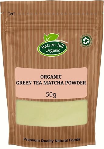 Organic Matcha Green Tea Powder 50g by Hatton Hill Organic