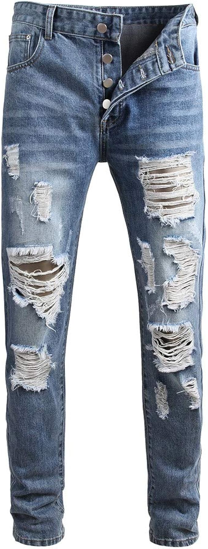 Pantaloni Uomo Elegante,Momoxi Pantaloni Lunghi da Uomo A Jeans Diritti con  Jeans Dritti E Jeans Casual Jeans Denim Skinny Elasticizzati da Uomo Jeans  Slim Fit Elasticità Buco : Amazon.it: Abbigliamento