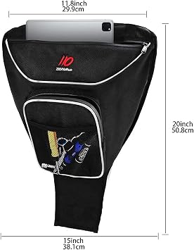 ZIDIYORU Polaris RZR 1000 XP Storage Bag, RZR Center Seat Storage Bag UTV Cab Pack, 1680D Water Resistance Material, big storage space, fits Polaris RZR 900, 900S, 900 XP, RZR 1000, 1000s, 1000-4, 1pc