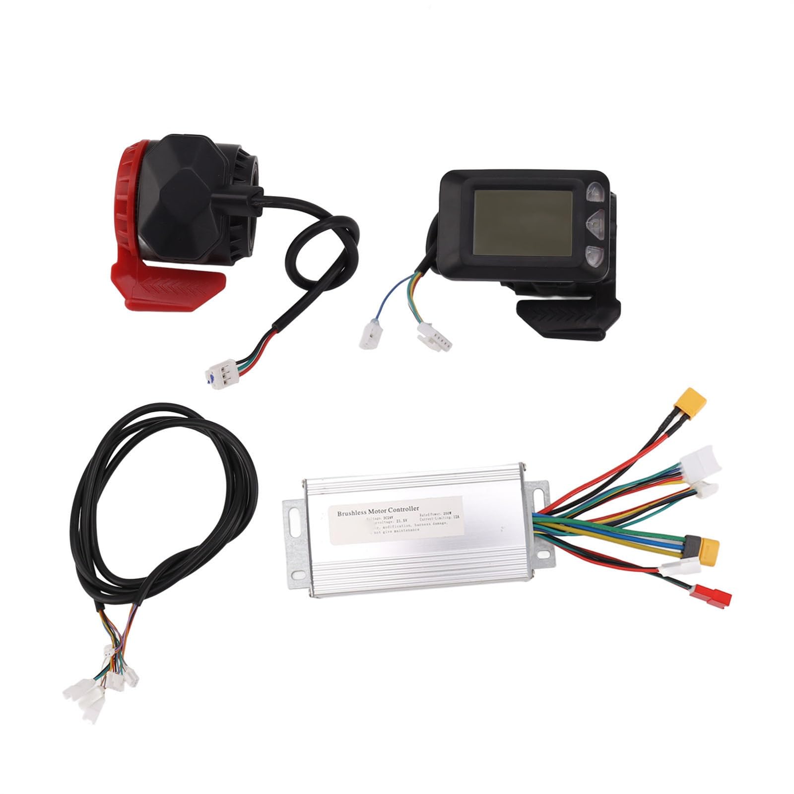 Do 24V 250W Zestaw kontrolera roweru elektrycznego Bezszczotkowy kontroler silnika z wyświetlaczem Thumb Throttle, do LENZOD, skuter elektryczny Wyświetlacz skutera elektrycznego