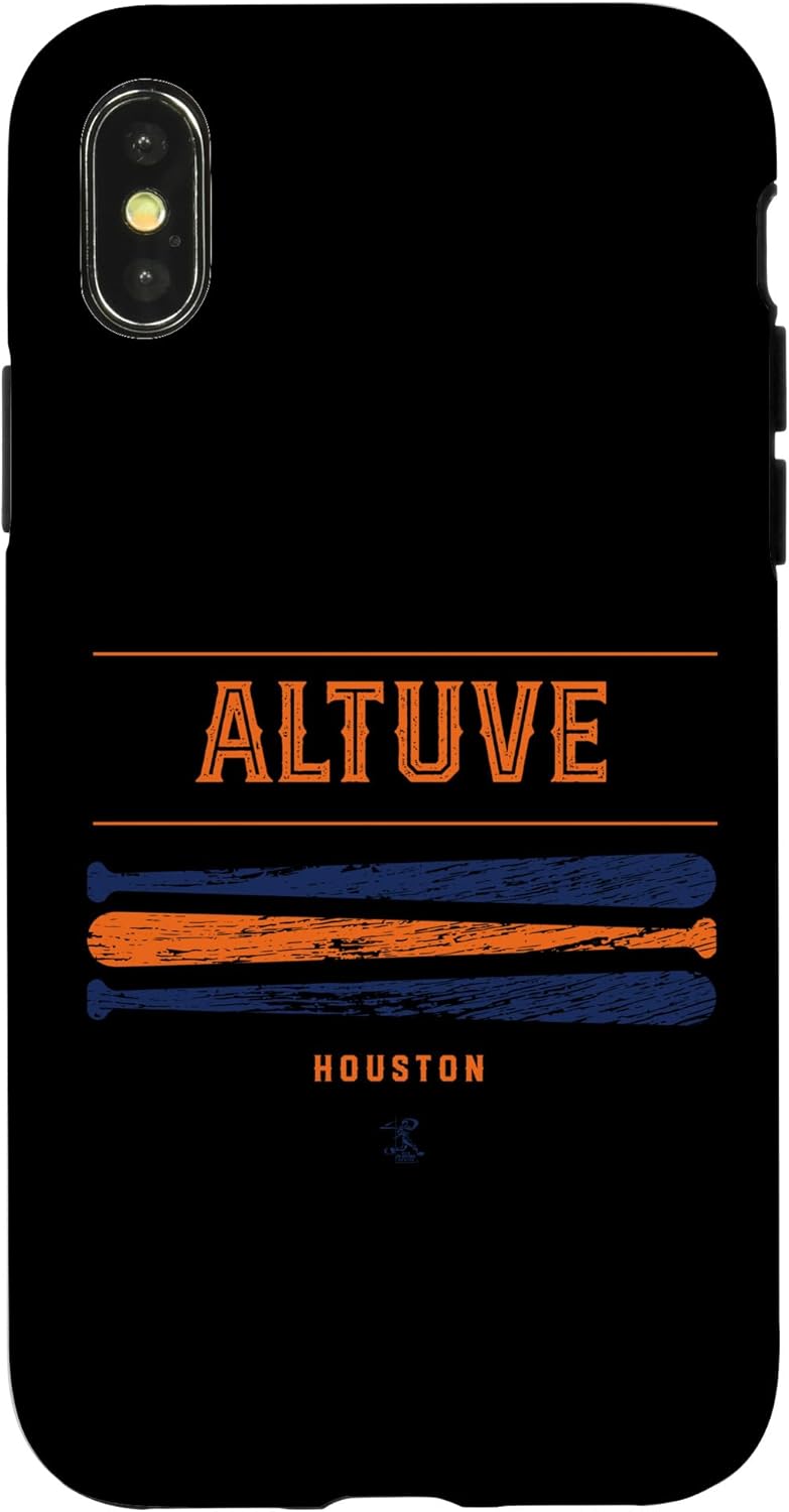iPhone 15 Jose Altuve Vintage Baseball Bat Gameday Case