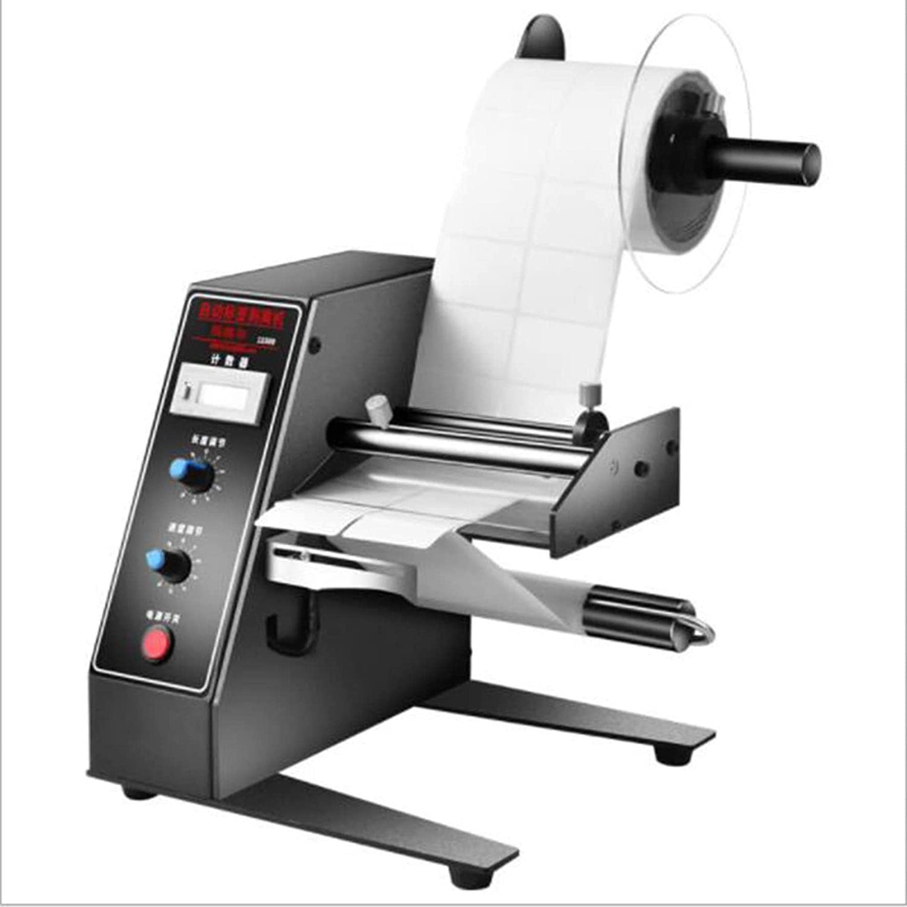 Electric Label Remover, Automatic Label Stripper Dispenser Stripping Machine Label Dispenser 4-140 Mm Auto Labels & Stickers Digital Control 1-8 M/min