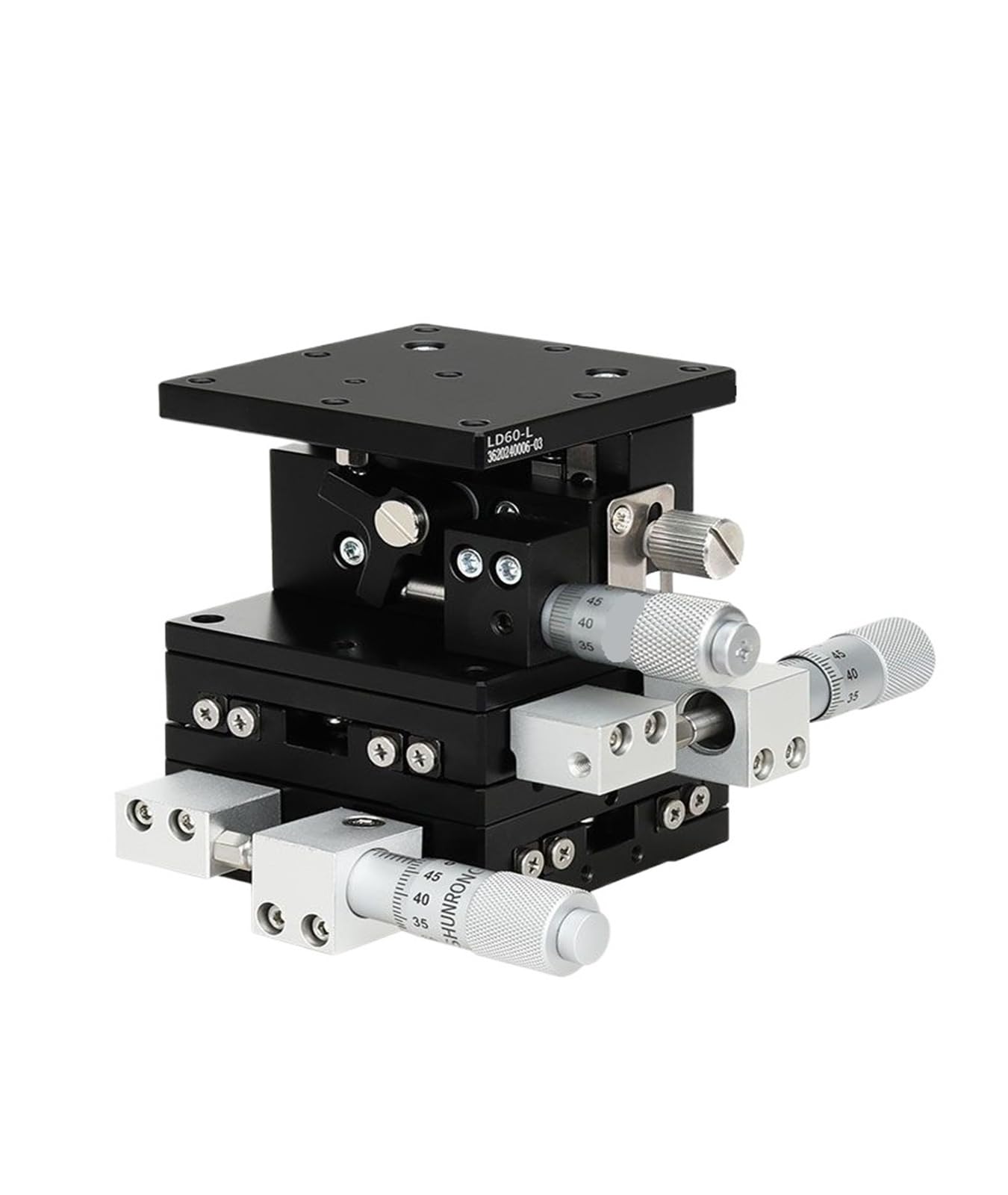 KGLHJDY XYZ Axis Displacement Platform Manual Slide Lifting Platform LD40/60/80-L Fine-Adjustment Platform(LGD60-R)