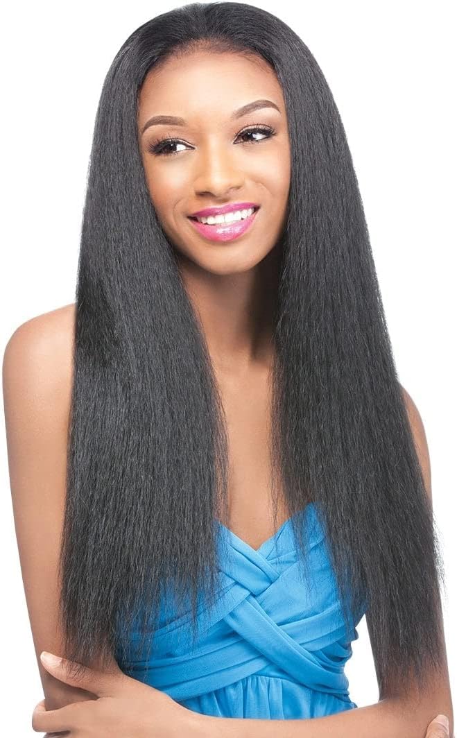 Synthetic Hair Half Wig Quick Weave Annie, 1B