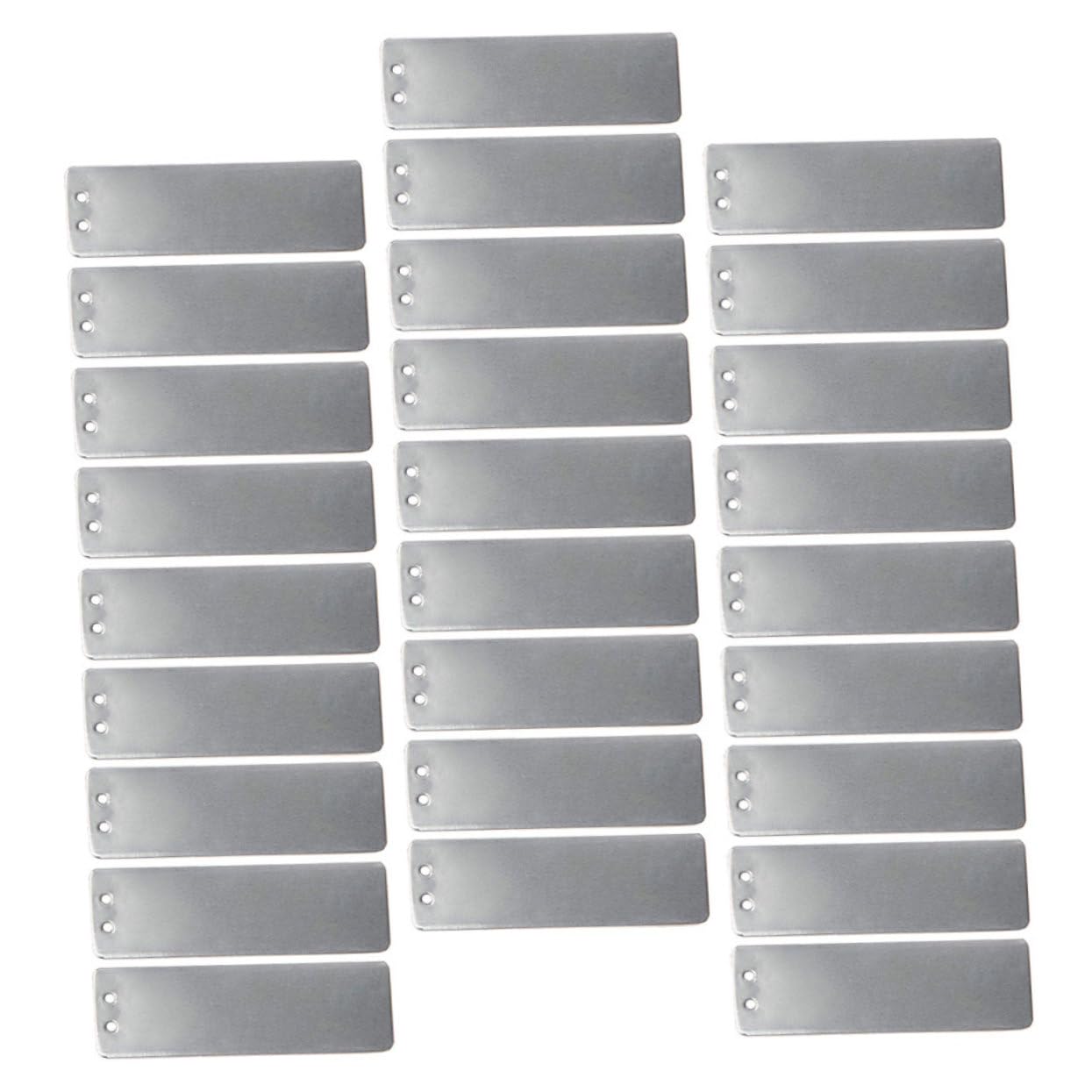BESTonZON 100 Sätze Teiliges Aluminium Pflanzenetiketten Metall Pflanzenschilder Gartenstecker Wetterfest Langlebig für Blumen und Sukkulentenbeschriftung Vielseitig Dekorativ
