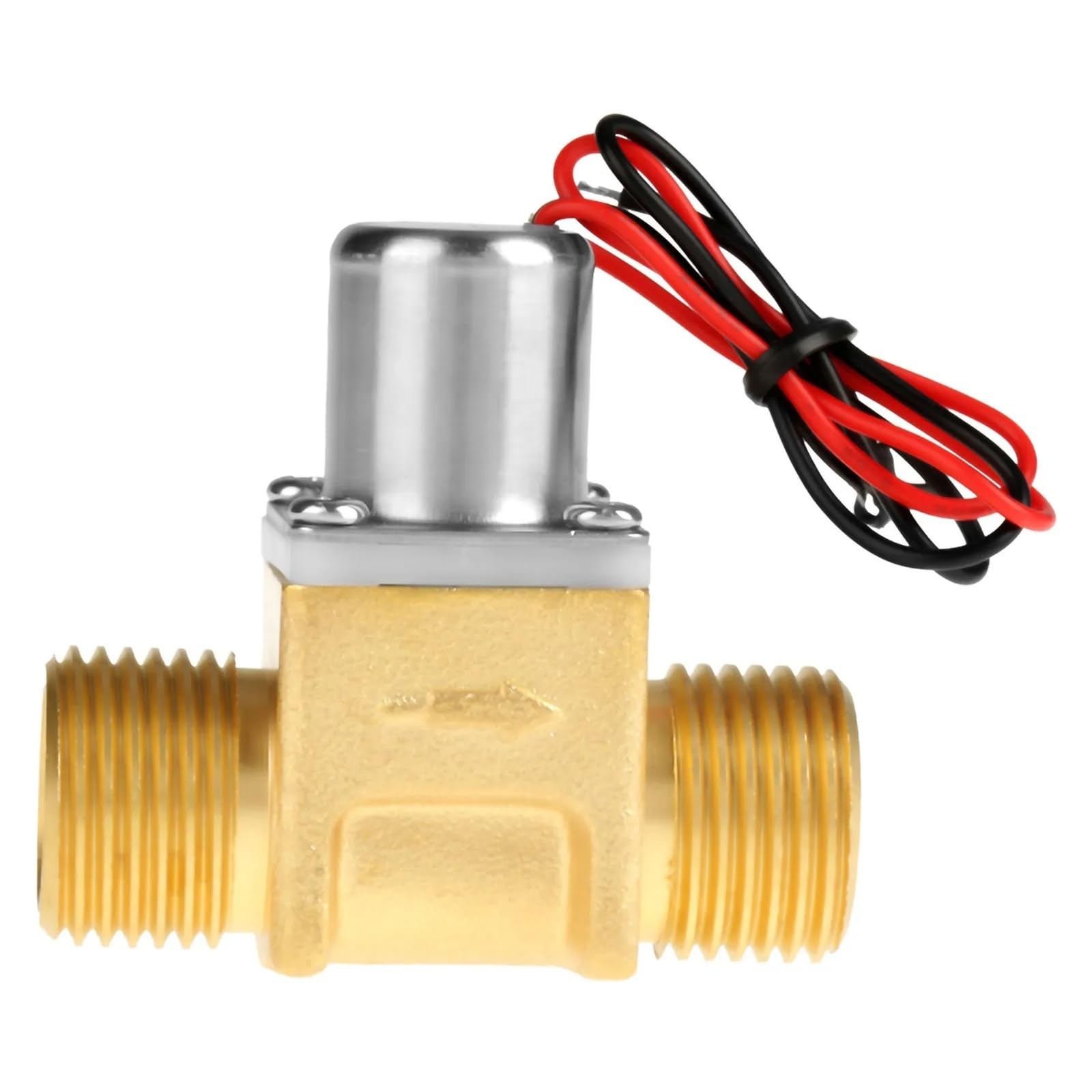 Électrovanne électromagnétique en laiton robuste 1/2 pouce CC 4,5 V durable
