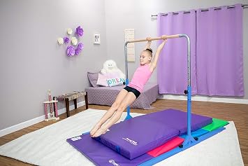 Tumbl Trak Jr. Bar PRO Adjustable Height Horizontal Gymnastics Kip Bar for the Gym or Home