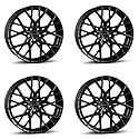 4x Borbet Felgen BY 8.0x18 ET30 5x112 black matt kompatibel mit Audi A3 A4 A5 A6 A7 A8 Q2 Q3 Q5 RS S3 S4 S4/6 Avant S5 S6 SQ2