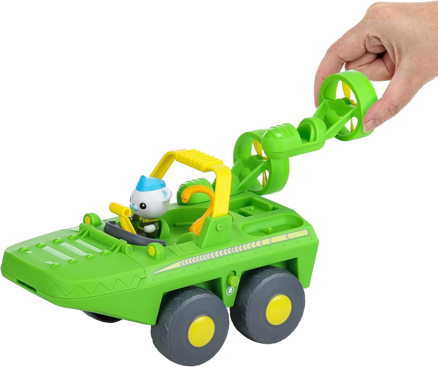 Octonauts Gup-K Swamp Speeder Toy with Captain Barnacles Figure