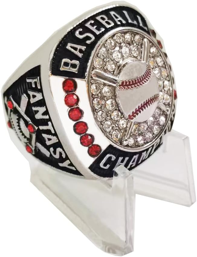 Fantasy Baseball Championship Rings League Winner Throphy Prize Champion Ring