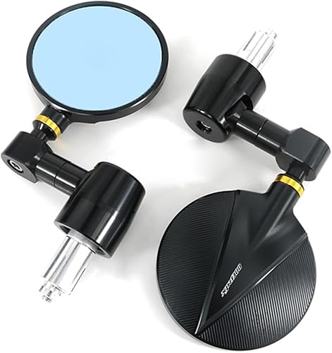 Motocicleta Cafe Racer Manillar Espejo Lateral Retrovisor Barra Espejo Extremo Para Yamaha XJR 1300 2003-2015