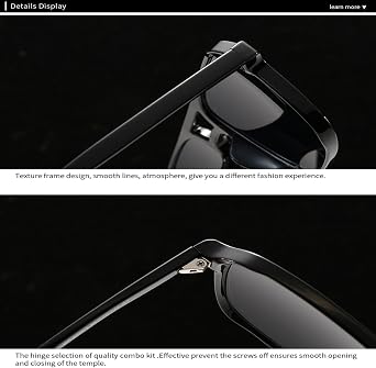 Retro Square Double Bridge Sunglasses Style Street Style Sunglasses