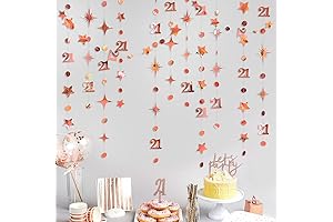 Rose Gold 21st Birthday Decorations for an Unforgettable Night