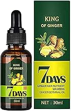 King of Ginger – 7 Days Hair Growth Ginger Germinal Oil (30ml) | Hair Regrowth & Scalp Nourishment Solution for Thicker, Stronger Hair
