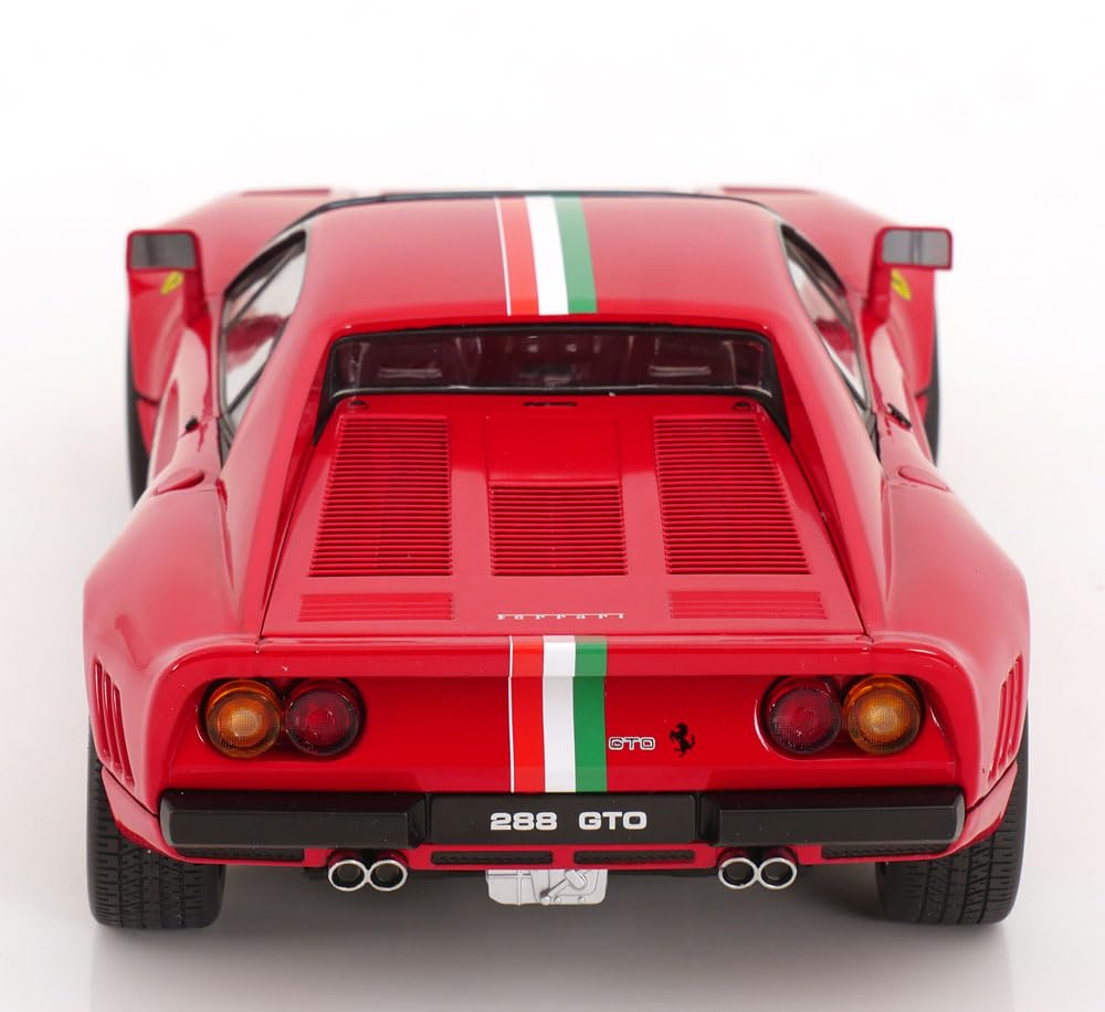 KK-Scale KKDC180415 - Ferrar. 288 GTO Italia Design Red 1984 - Maßstab 1/18 - Modellauto