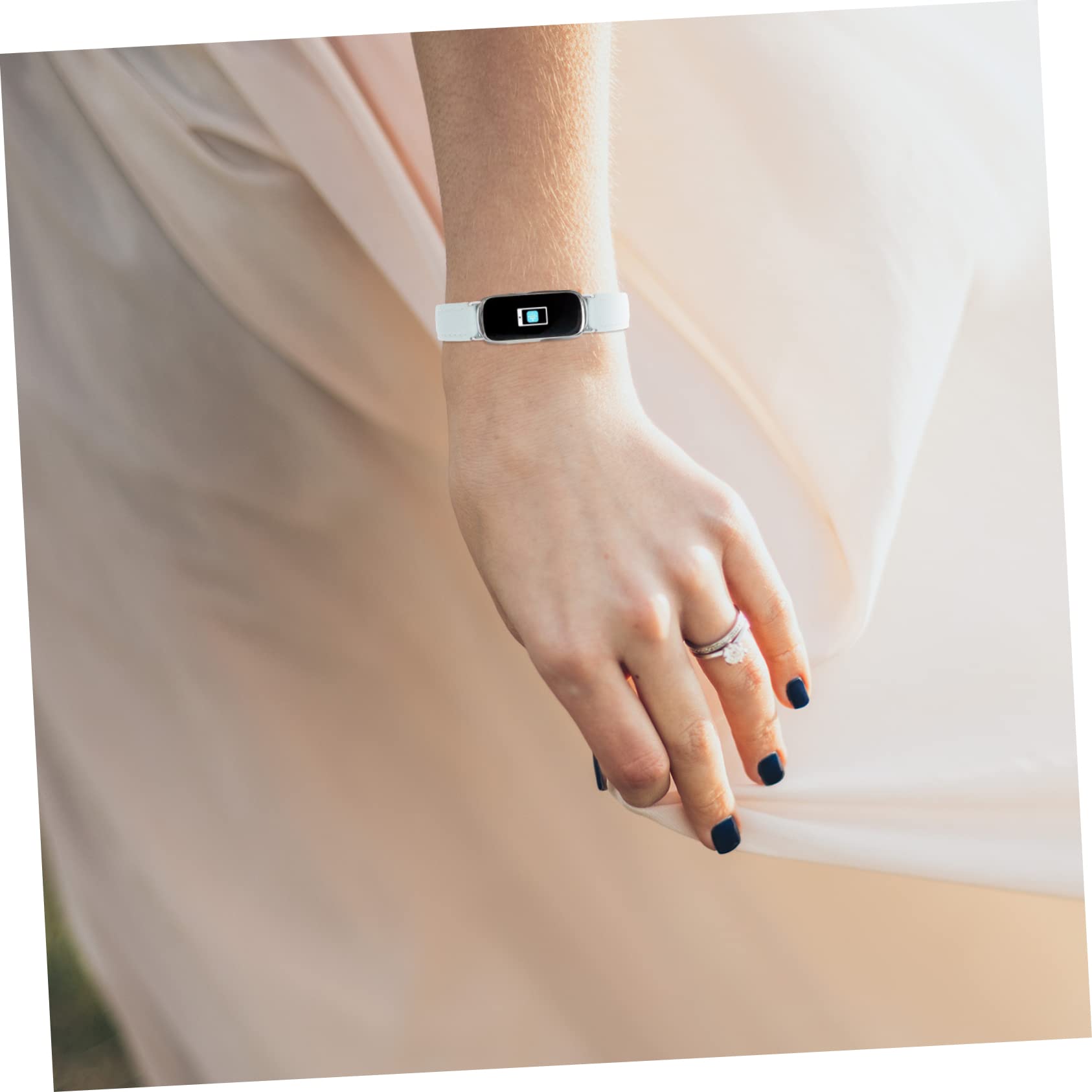 OSALADI 3st Geriebener Lederriemen Ersatz Für Die Uhr Uhrenzubehör Uhr Austauschbares Band Uhrengürtel Aus Leder Lederarmband Ansehen Damenuhr Fräulein Tragbar Edelstahl Lieferungen Weiß