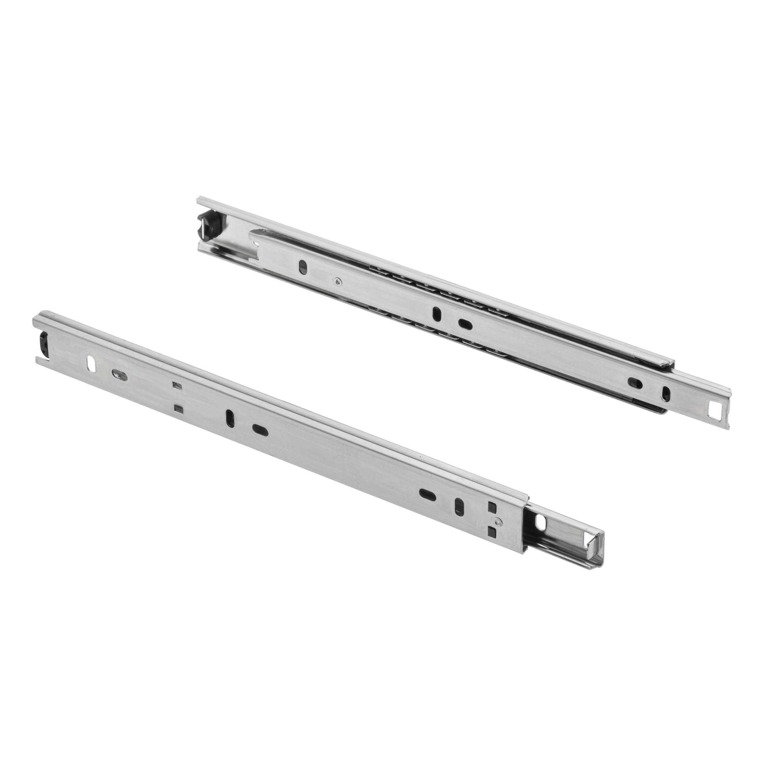 B2c Silver 27Mm Ball Bearing Drawer Runners/Slides 300Mm/350Mm/400Mm/450Mm/500Mm 1 Pair (350Mm)