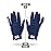 Nxtrnd G1 Youth Football Gloves, Kids Sticky Receiver Gloves (Navy Blue, Youth Small)