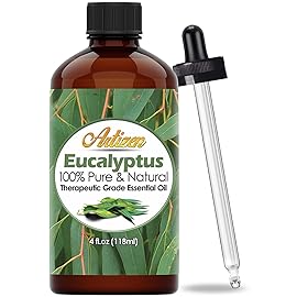 Artizen Eucalyptus Essential Oil 4 Fl Oz (Pack of 1) Large Bottle for Aromatherapy Diffusers DIY Blends and Crafts