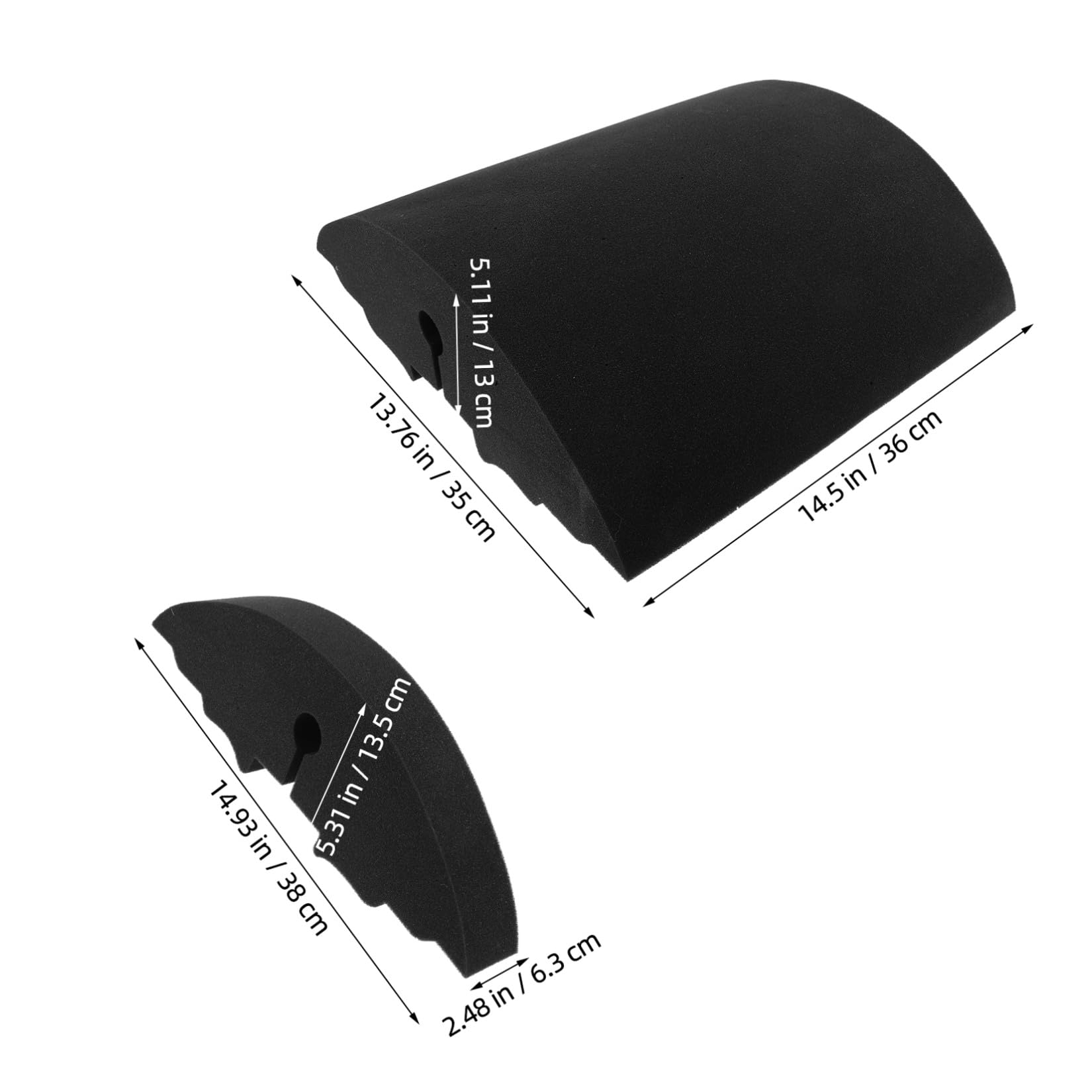 Almohadillas Silenciadoras de Batería de Esponja, 3 Piezas | Práctica Silenciosa, Ajuste Firme en Superficies de Percusión, Instalación y Retiro Rápidos, Color Negro