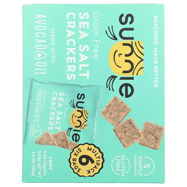 Crackers Sea Salt 6Ct Multipack, 0.9 Ounce 4