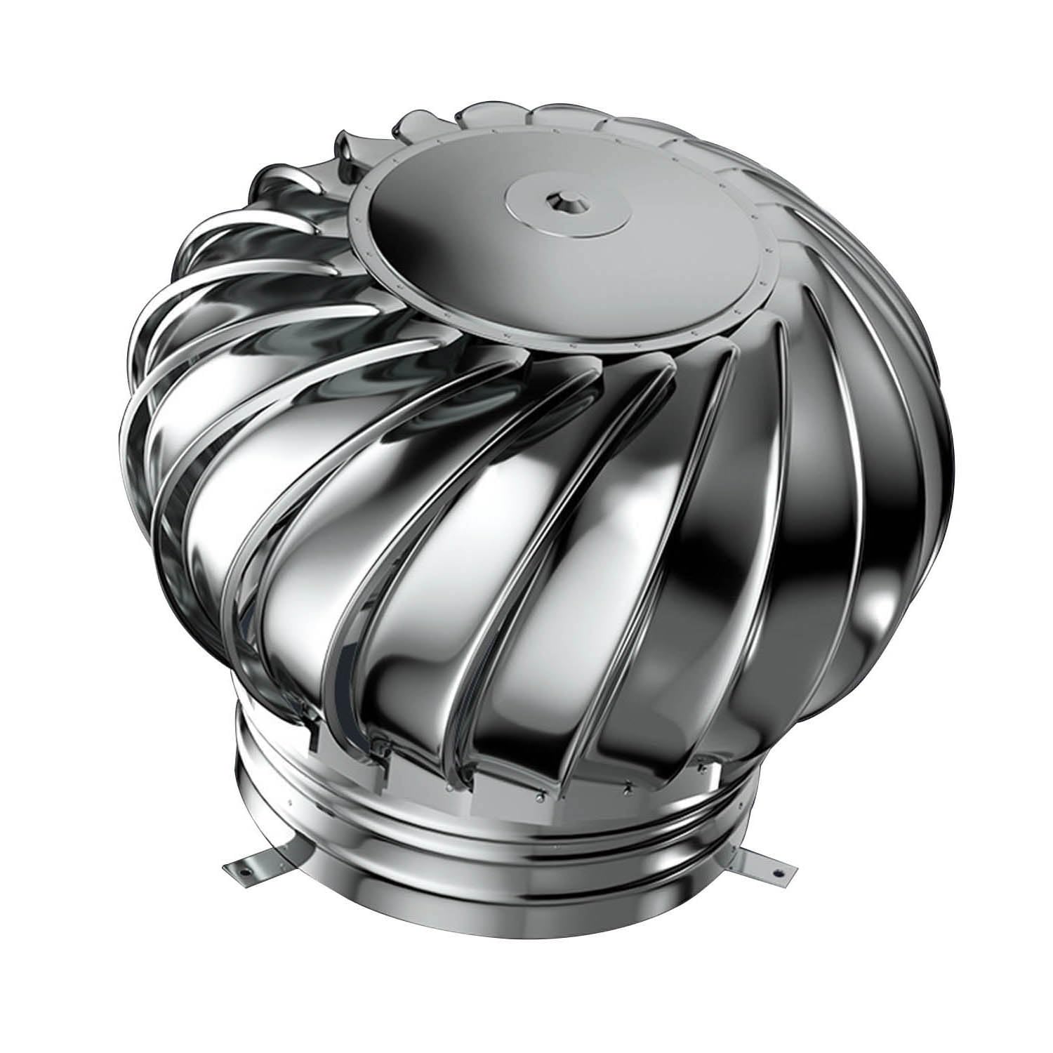 Évent de toit éolien silencieux ventilateur extracteur d'air rotatif pour combles et abris