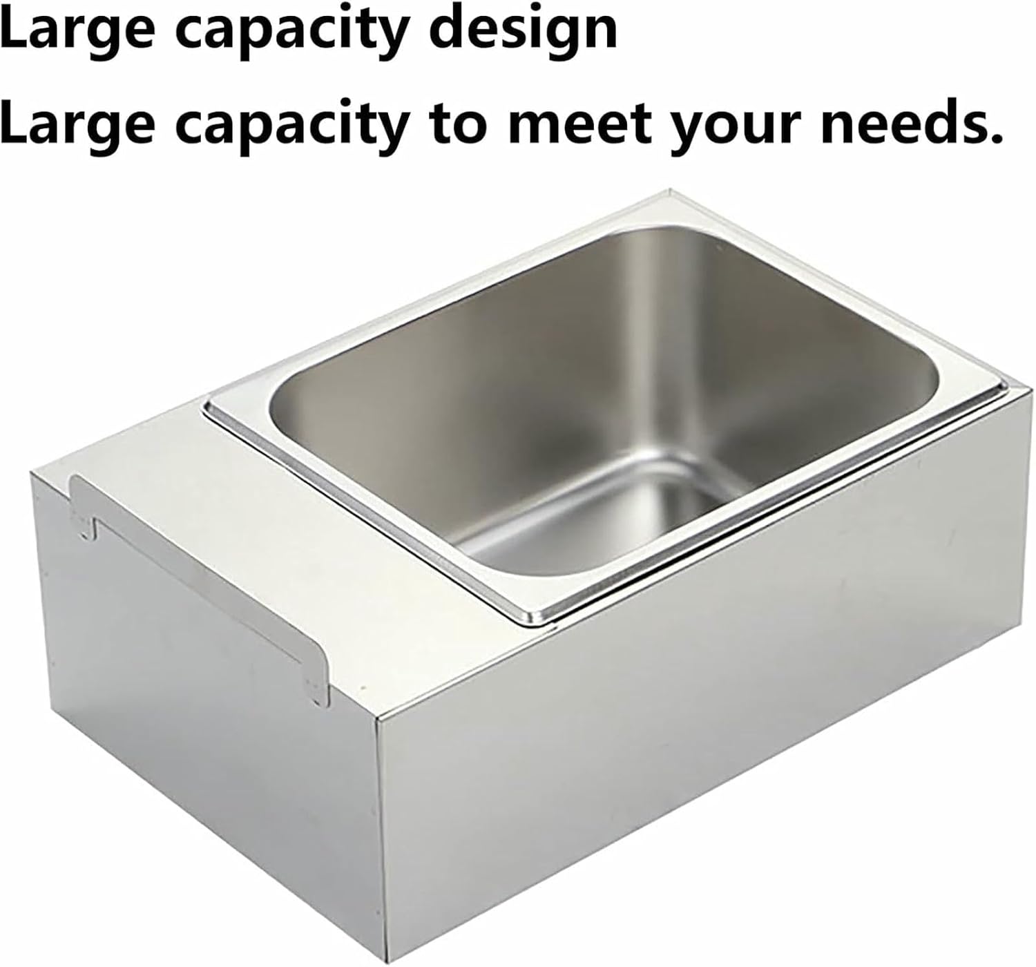 6L Electric Deep Fryer, 2500W Stainless Steel Deep Fat Fryer Chip Pan with Lid & Basket Temperature Control for Home, Commercial Restaurant, Fast Food Restaurant-