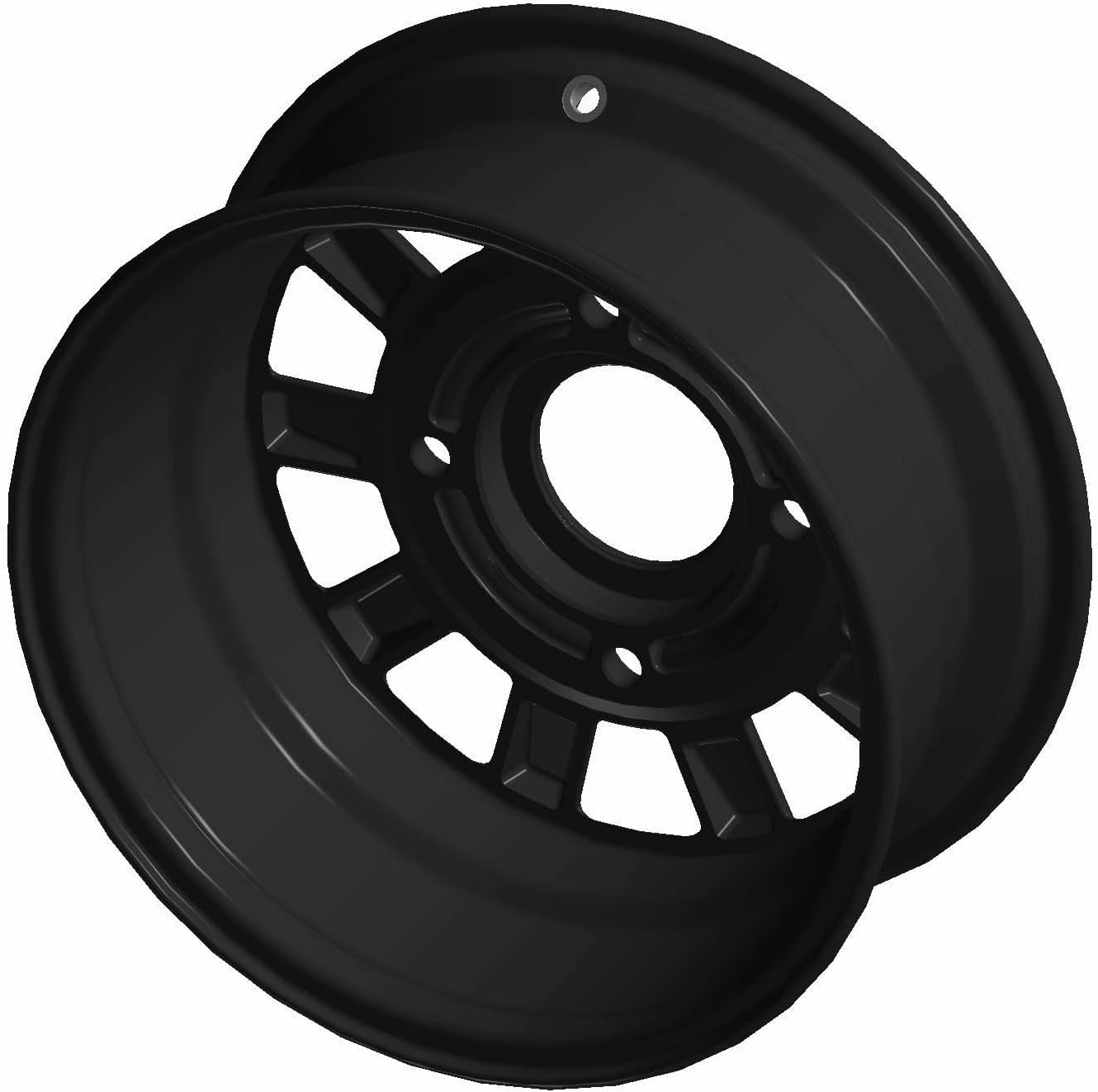Polaris 1522842-655 Flash Black Front Rim 14X6 RZR 1000 XP Turbo 4 EPS Sport RS1