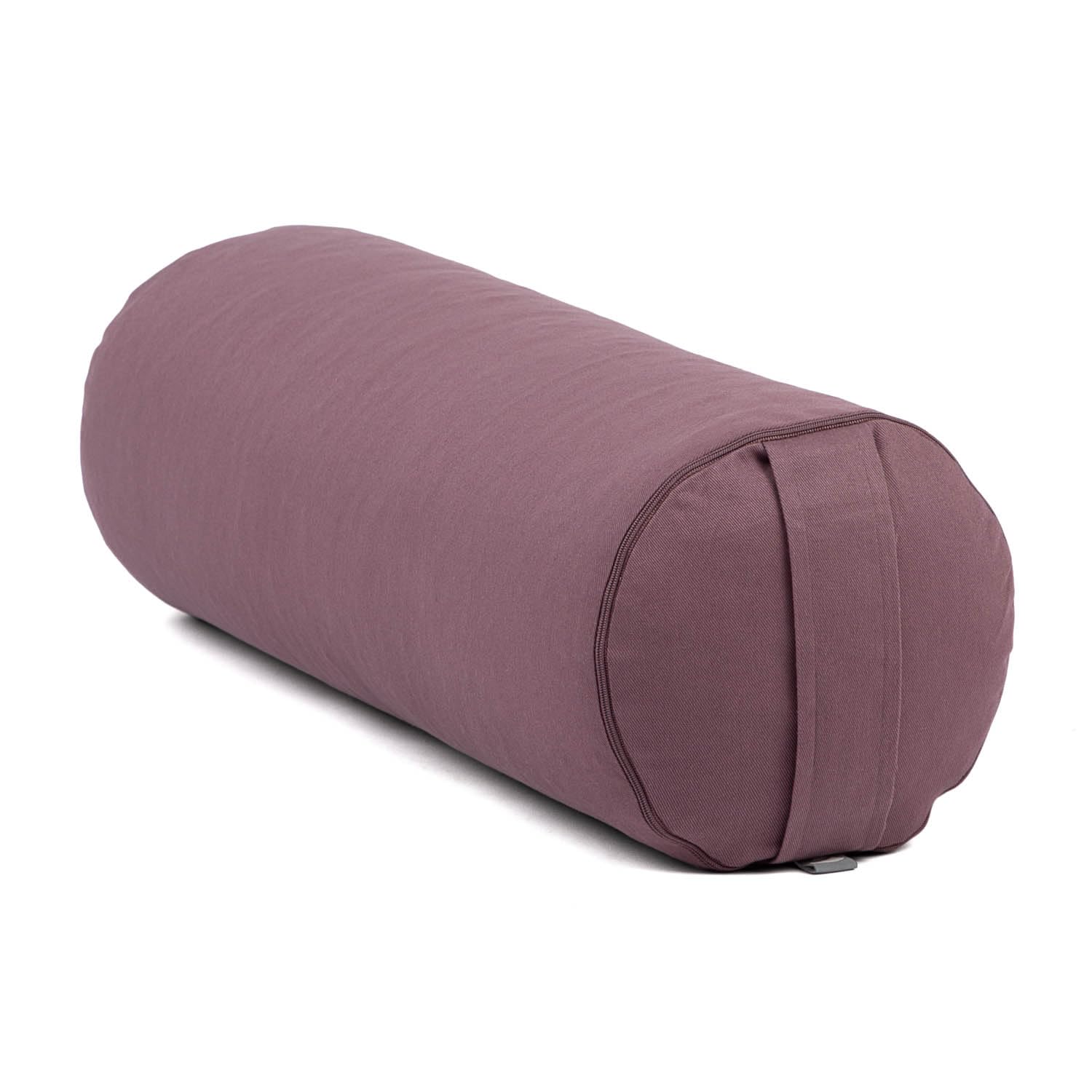 Bodhi Yoga Bolster | ECO Serie | Yogarol met katoenvulling | Wasbare hoes van 100% biologische katoen | Yogakussen voor restauratief yoga | Groot 65 x 22 cm (roze