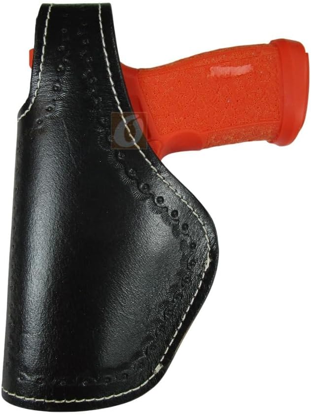 Leather Holster Fit SIG 365 Fuse Thumb Retention 9mm OWB Floral Tooled 3 Way Carry