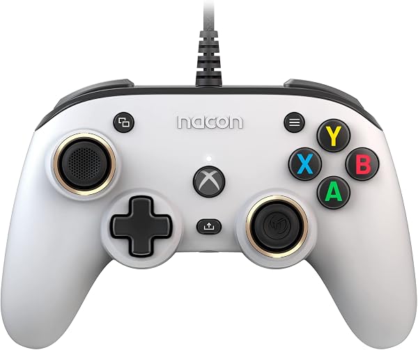 NACON Pro Compact Controller Xbox Serie X Wired -licenza ufficiale Microsoft, programmabile, ergonomico, 3D sound - 1