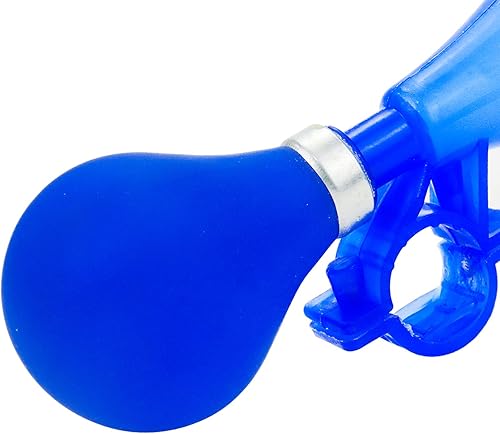Miniatura 5 de Modengzhe Bocina de aire azul del ABS para los ciclos de los niños, cuerno plástico divertido del payaso de la corneta de la bici con el bulbo