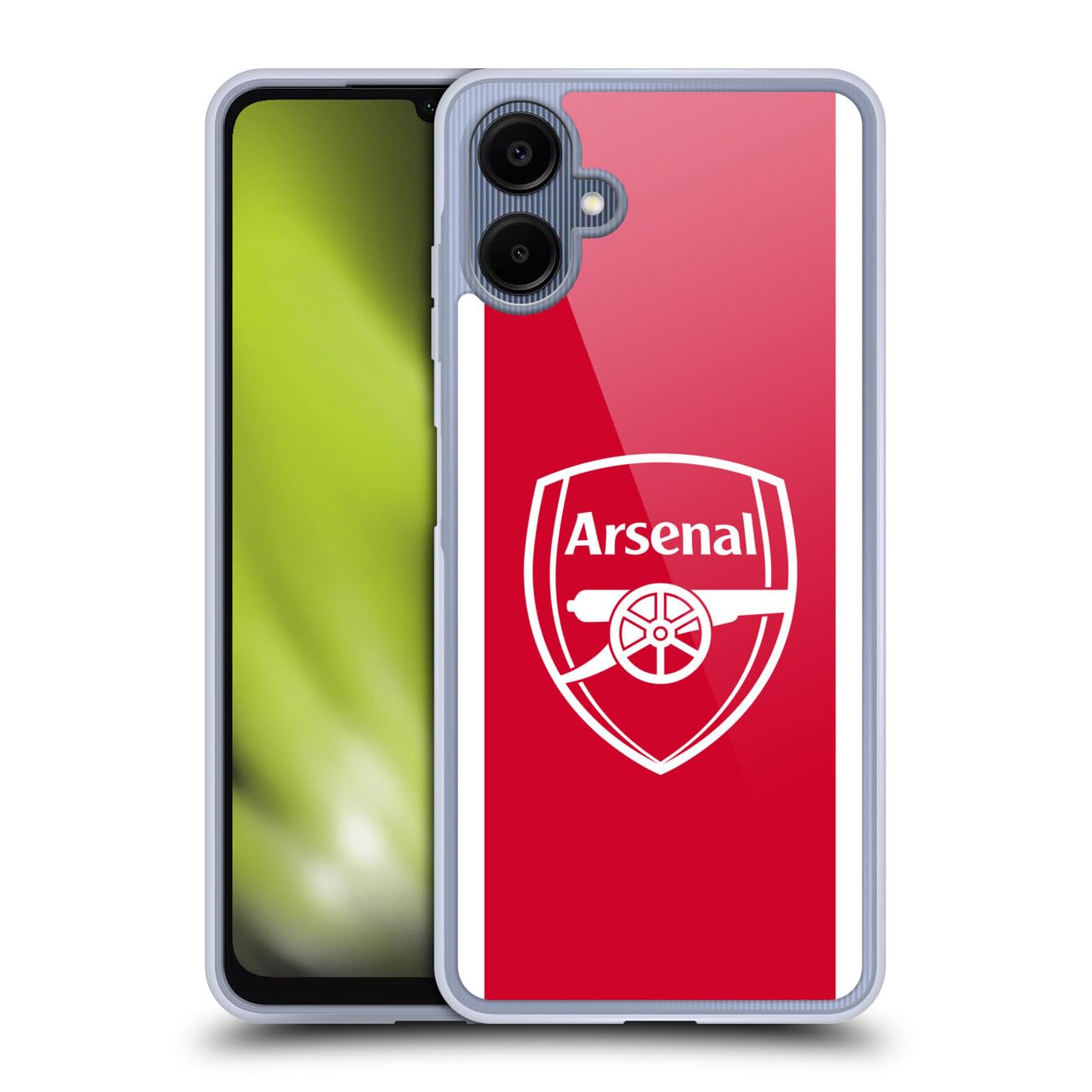 Head Case Designs Officially Licensed Arsenal FC Home 2025/26 Kit Gel Case [Military Grade Protection] Compatible With Samsung Galaxy A06 4G / 5G