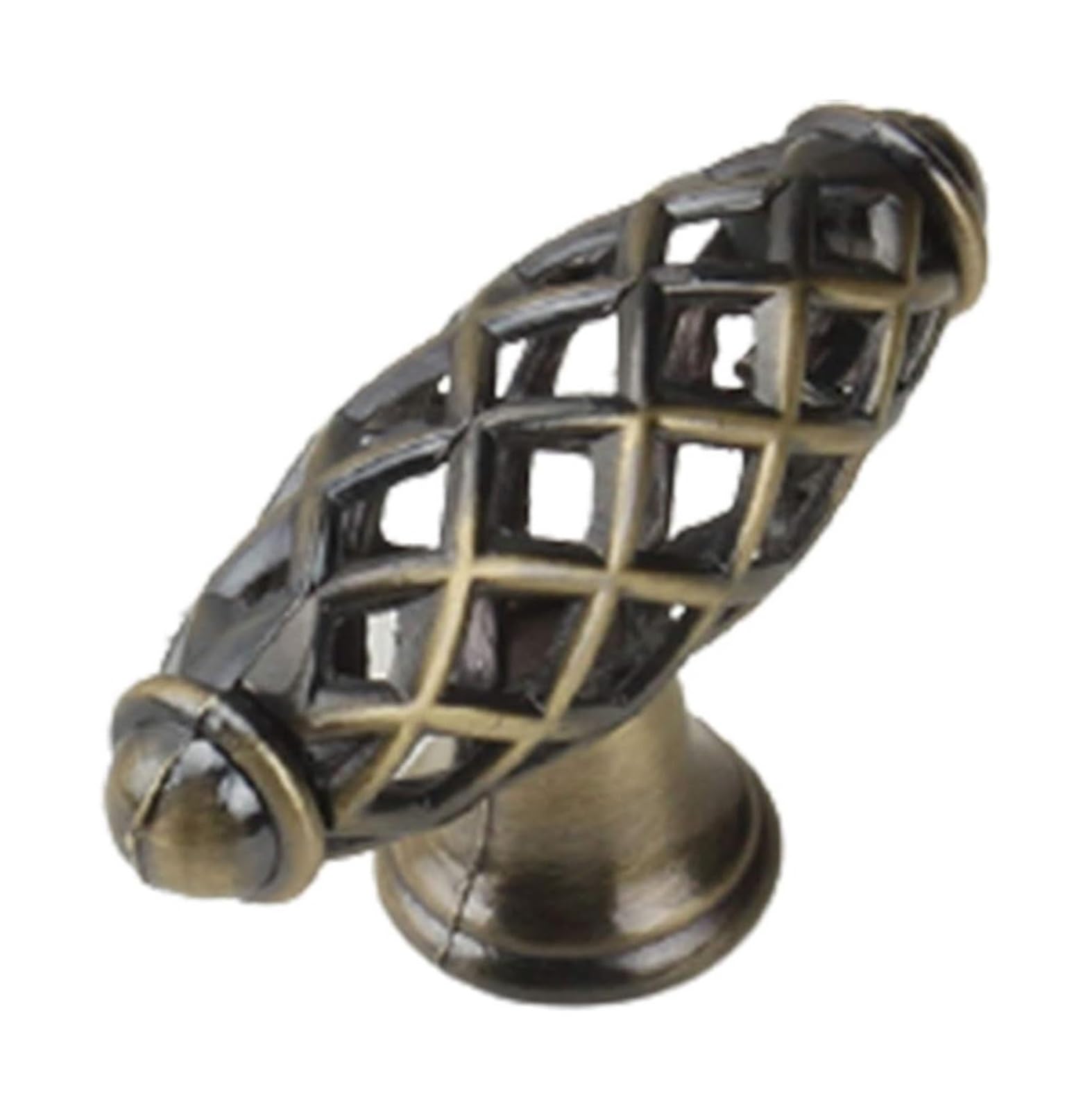 Opeximatun Kitchen Cupboard Handles, Brass Cabinet Drawer Handles Hole Distance 96mm 128mm Single(Single Hole)