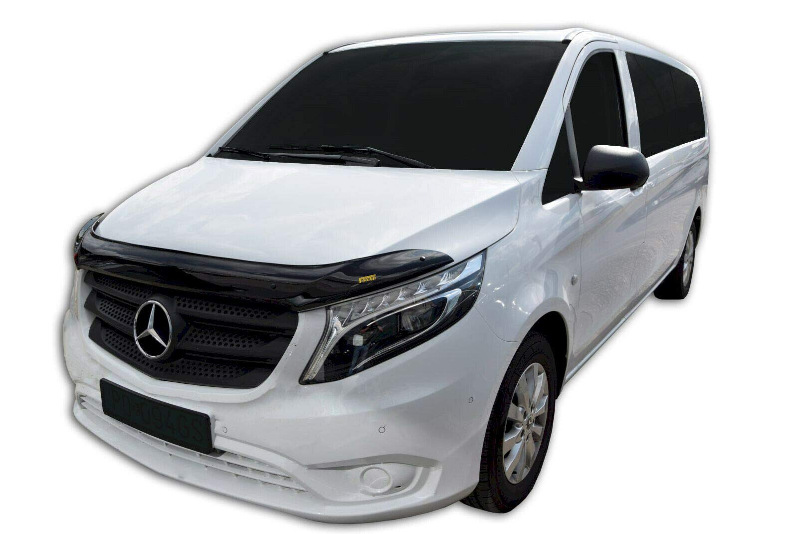 SCOUTT Deflettore Protezione Cofano per Mercedes Vito/Viano W447 2014-2022, Migliora l'Aerodinamica dell'Auto, e Spoiler, Nero