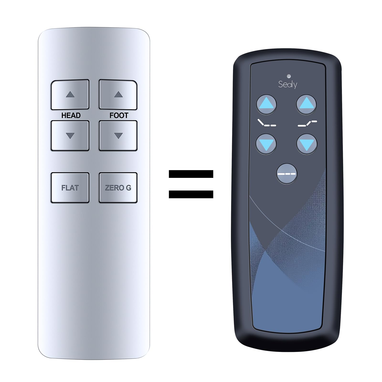 Photo 1 of MOVHEIYL RF358C Replacement Remote Control Compatible with Ease 1.0, for Tempur-Pedic Ease 2.0 Adjustable Beds