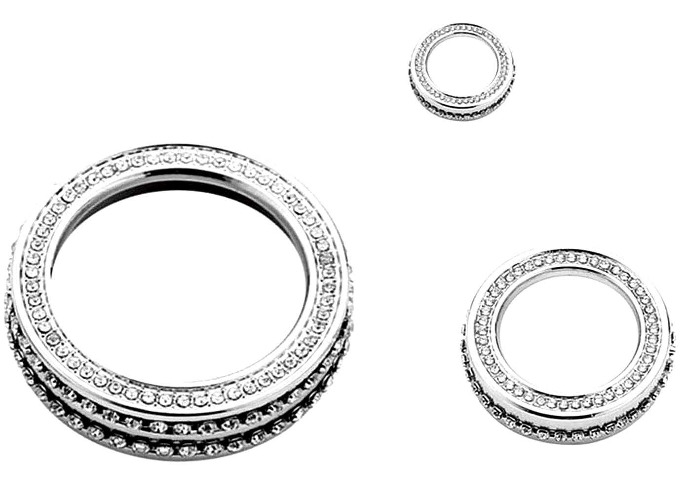 YUWATON Compatible with Alfa Romeo Giulia Stelvio 2017-2019 Bling Accessories Central Control Multimedia Knob Cover Rhinestone Decals for Women