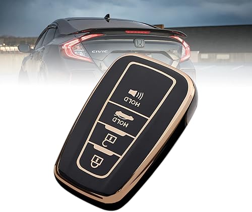 Miniatura 2 de Funda para llavero Toyota con llavero TPU suave de protección de 360 grados compatible con llave inteligente Camry RAV4 Highlander Avalon C-HR Prius