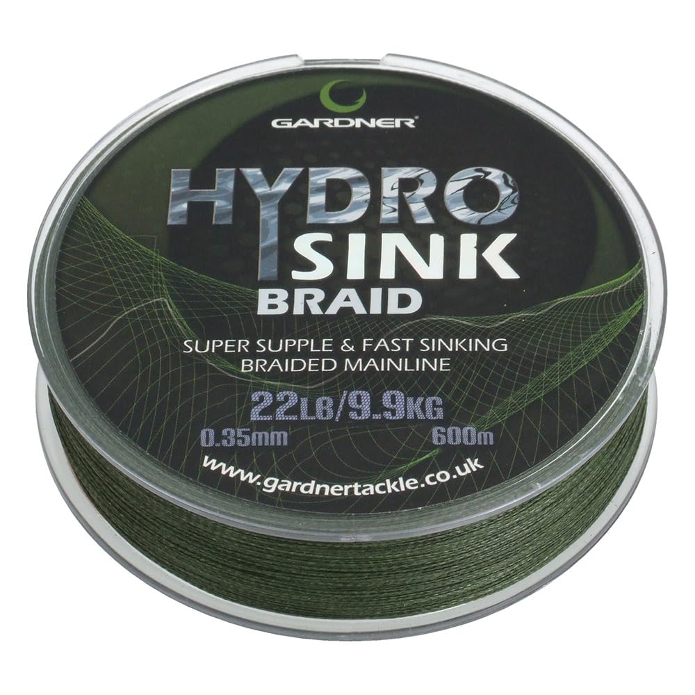 Gardner Tackle Hydro Sink Braided Mainline - Carp Pike Tench Coarse Fishing Line