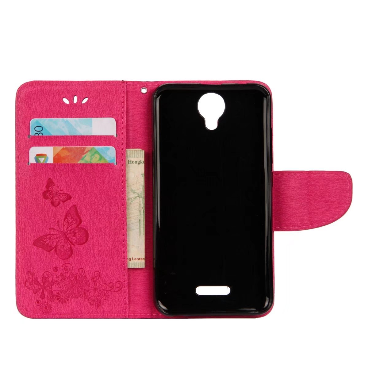 Custodia e cover per Wiko Jerry 3,Custodia a portafoglio in con supporto per Wiko Jerry 3,Custodia magnetica per telefono, custodia con slot per schede