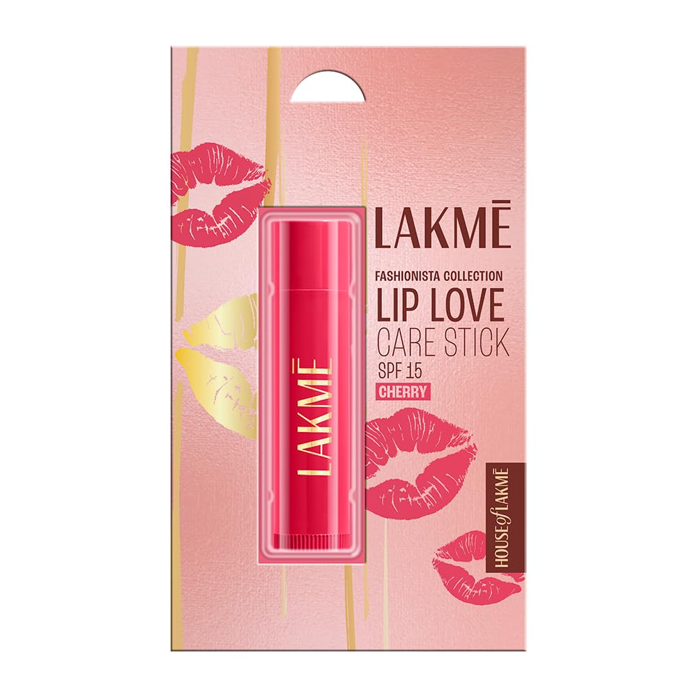 Lakme Lip Love Chapstick Cherry, Lip Balm With Spf 15, 4.5 g-image-39