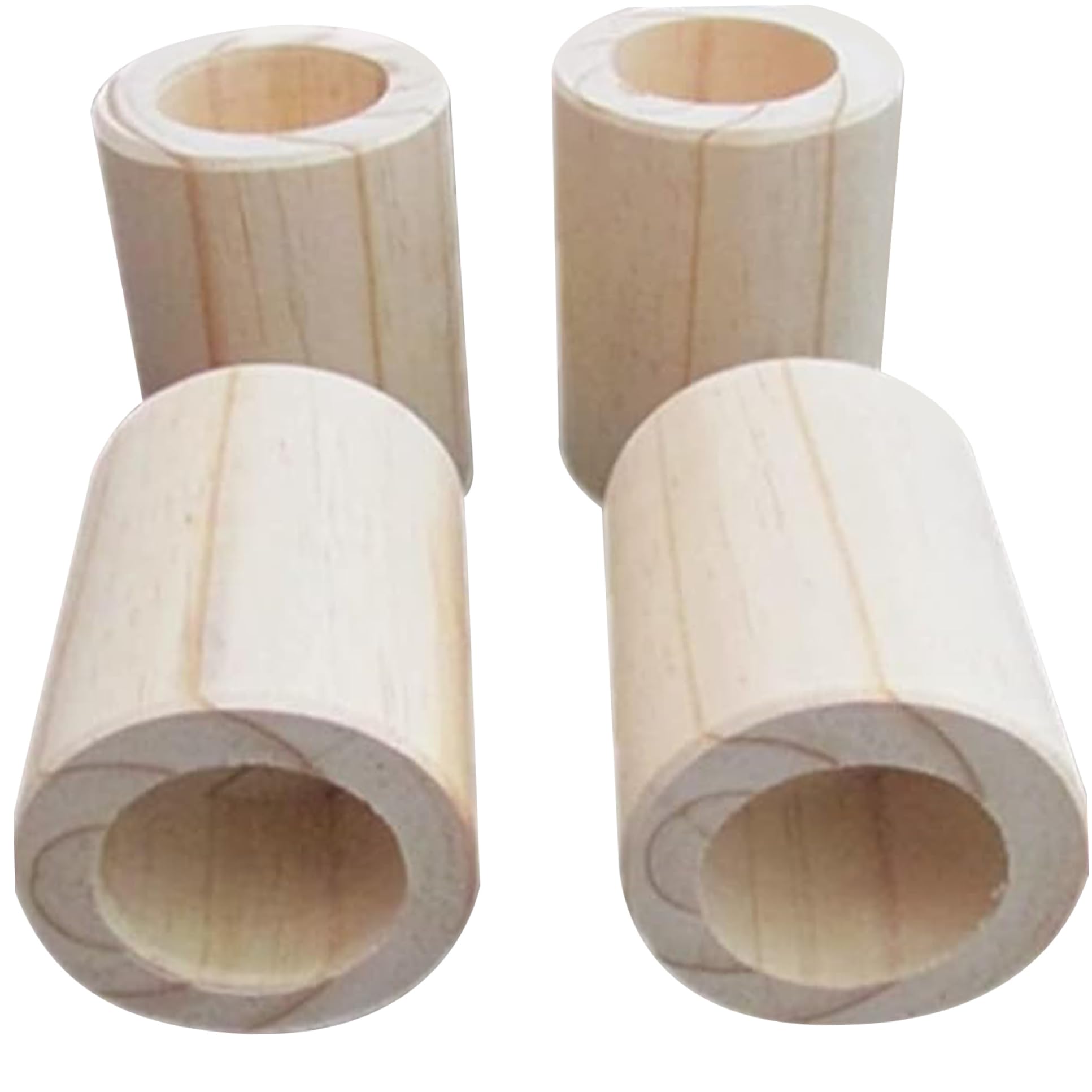 Réhausses de Chaise Blocs de Lit en Bois Rehausseur Meuble 4PCS