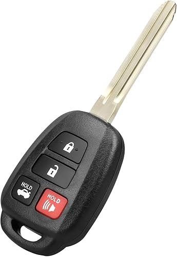 NPAUTO Llavero de repuesto para Toyota Corolla 2014 2015 2016 2017 2018 2019, Toyota Camry 2014-2017, Toyota Tacoma 2016-2018, llavero de automóvil