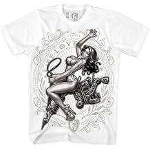 OGABEL Mens Tattoo Rider 4X-Large White
